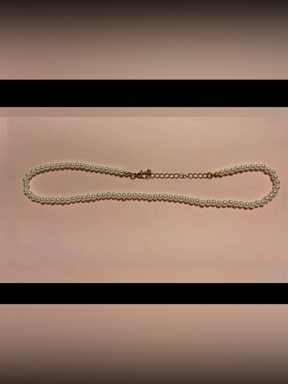 Costume Faux Pearl Necklace #9367